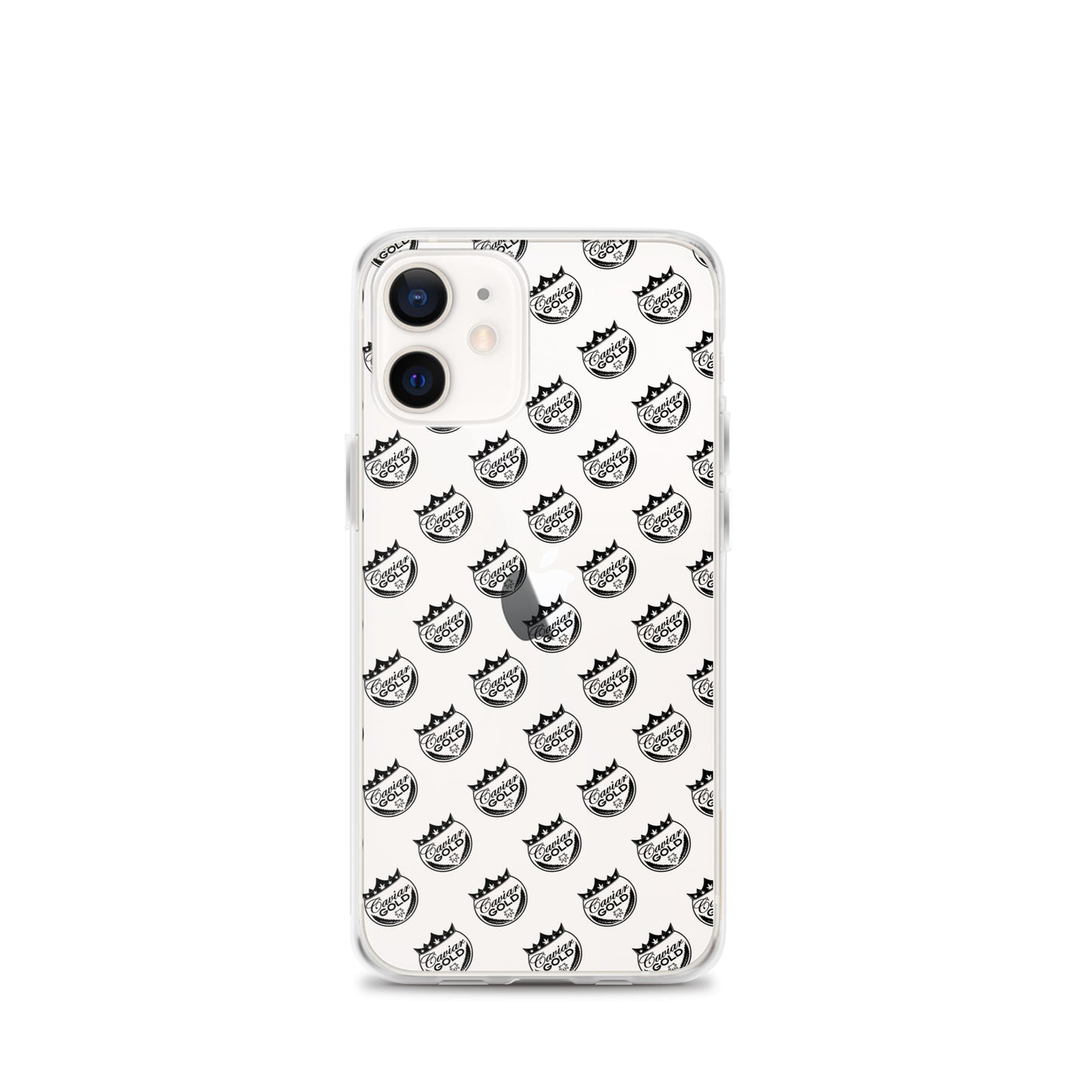 Caviar Gold Logo Repeat Clear Case for iPhone®