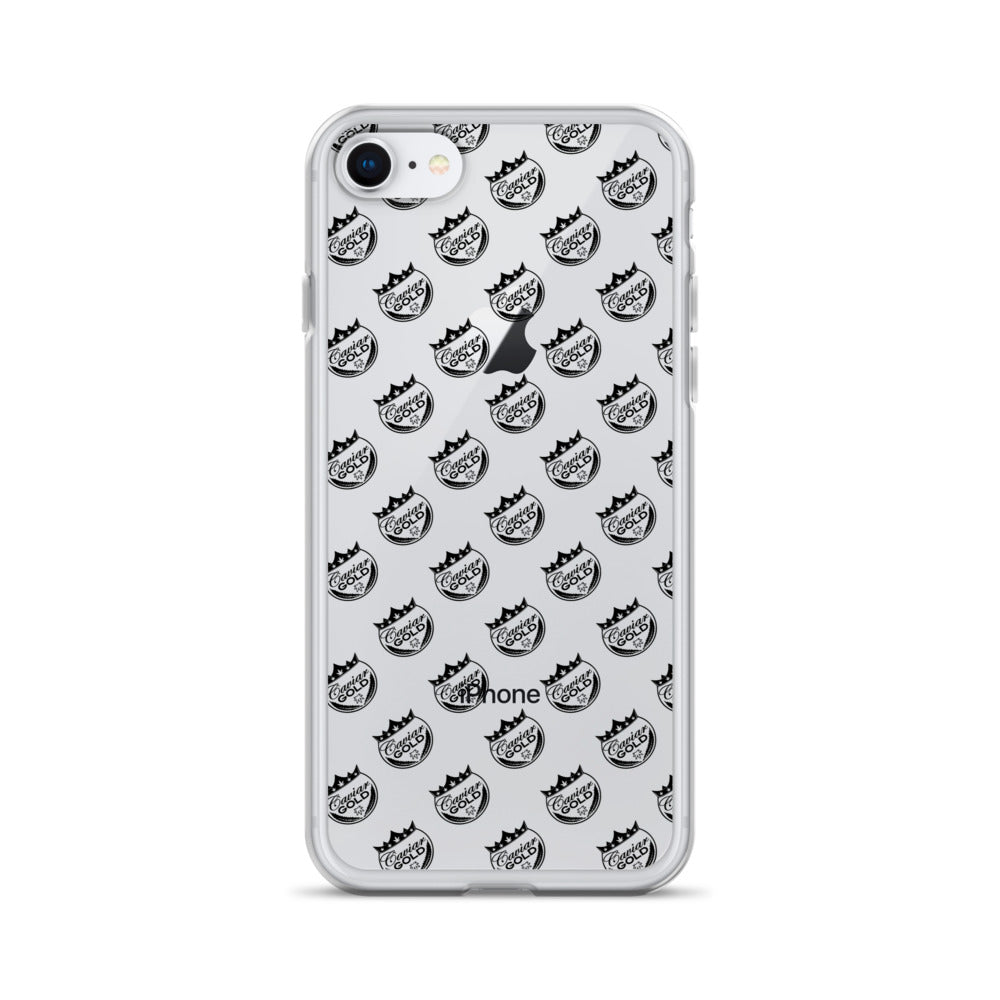 Caviar Gold Logo Repeat Clear Case for iPhone®