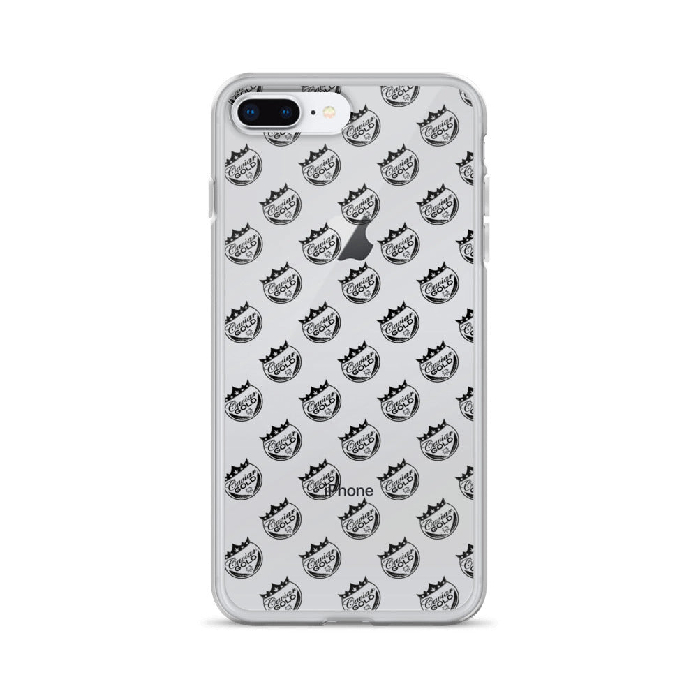 Caviar Gold Logo Repeat Clear Case for iPhone®