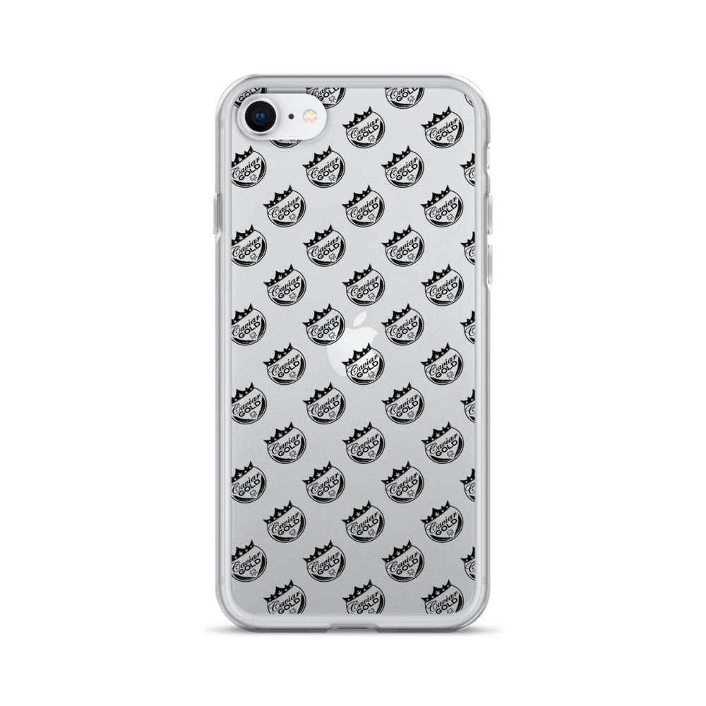 Caviar Gold Logo Repeat Clear Case for iPhone®