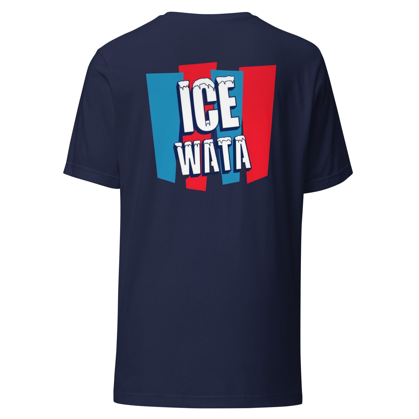 Ice Wata Logo on back t-shirt