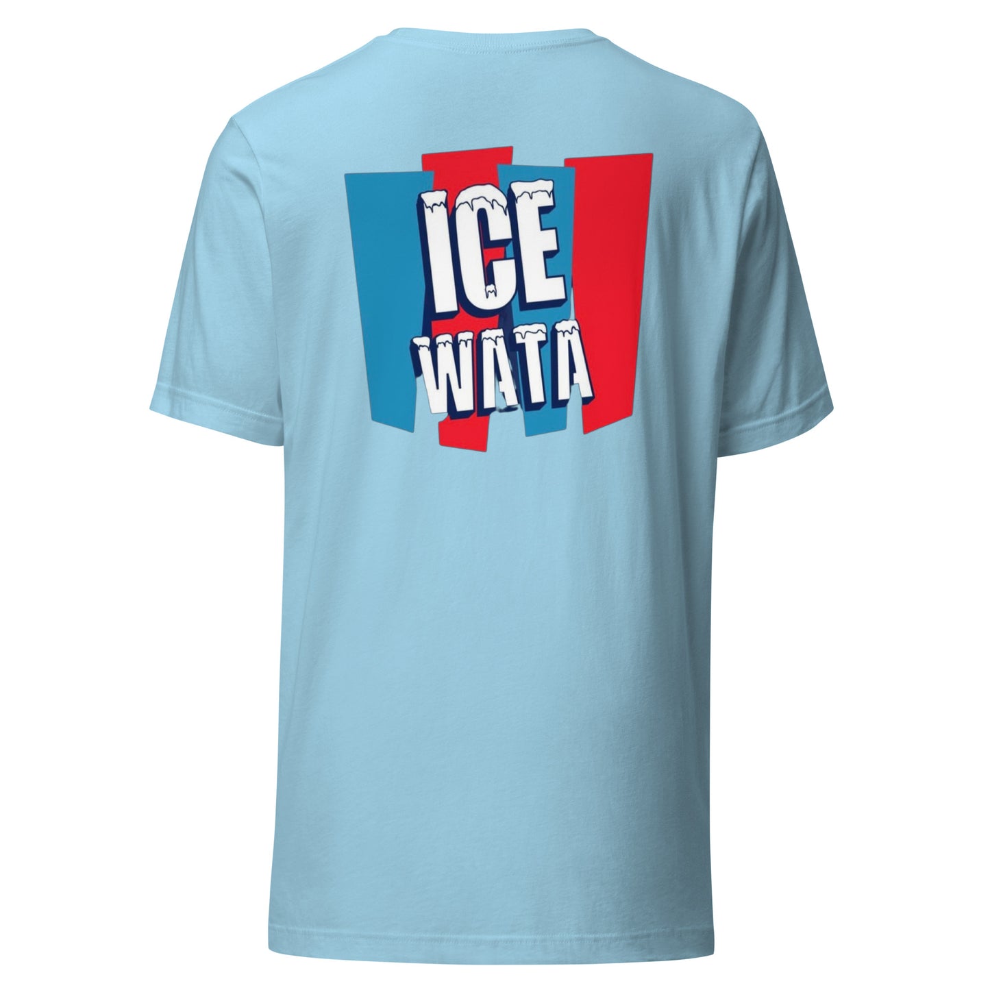 Ice Wata Logo on back t-shirt