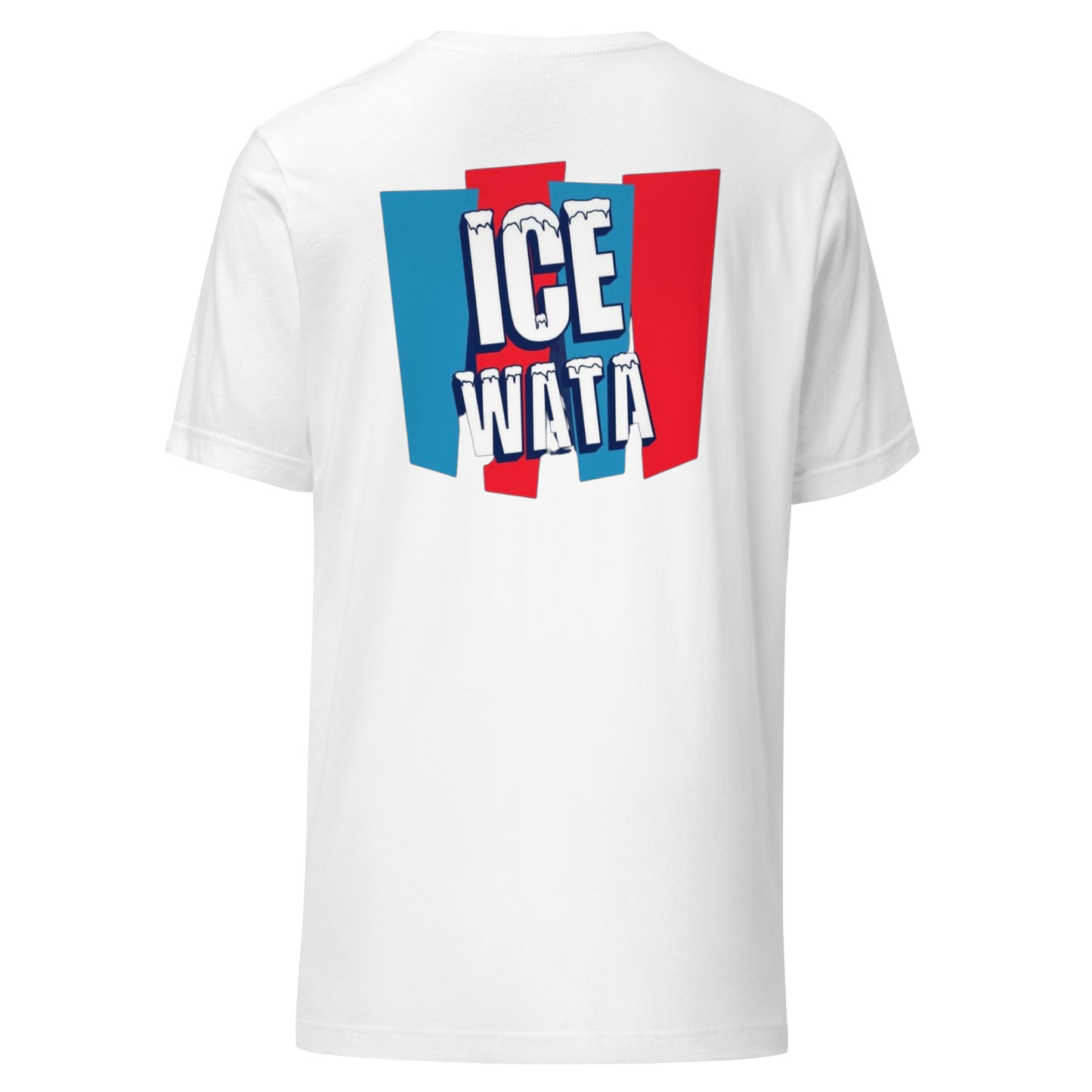 Ice Wata Logo on back t-shirt